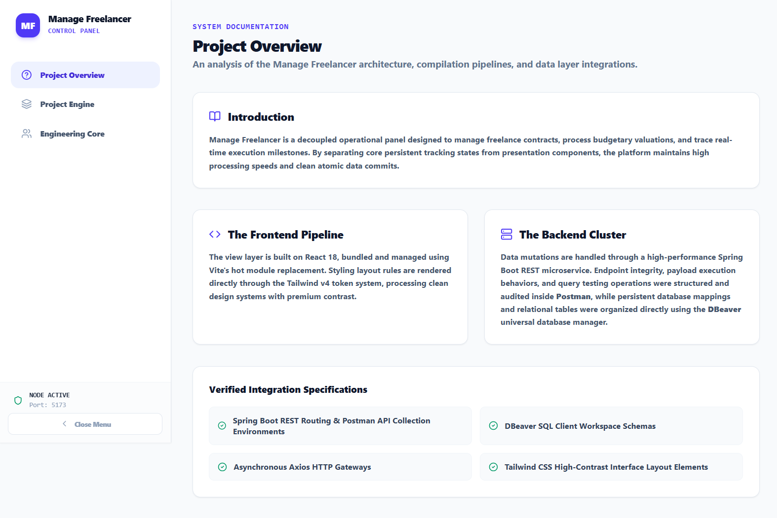 Freelancer Management System